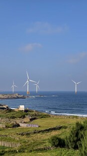 海边风电场景观