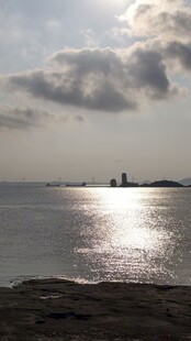 海面落日风光