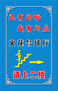 请上二楼海报宣传