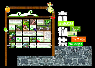 植物集展示宣传栏