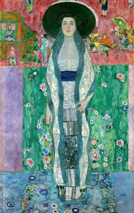克里姆特女性肖像油画