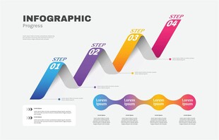 信息图表步骤分点图标