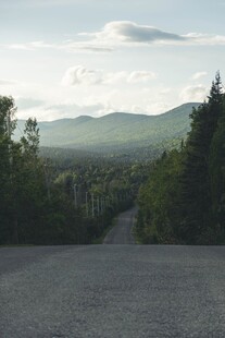 郊野公路山景风光