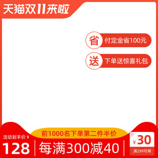 天猫双11促销主图框