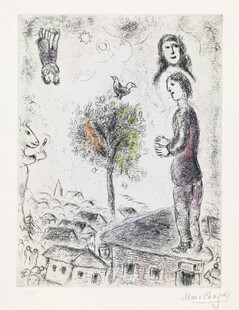 超现实风格人物版画