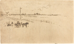 复古海岸速写手稿