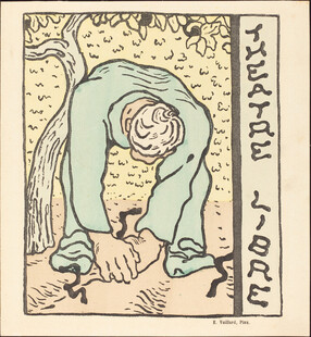 复古剧院人物版画