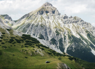 高山草甸壮丽山景