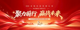2027立体红绸羊年年会会议