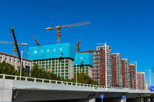 城市在建建筑群