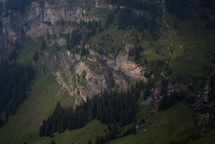 航拍山野山地风光