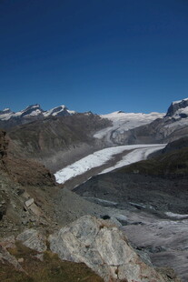 高山冰川自然风光