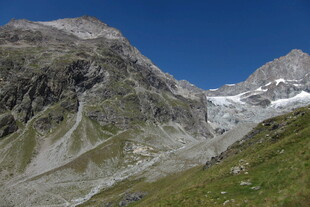 高山冰川自然风光