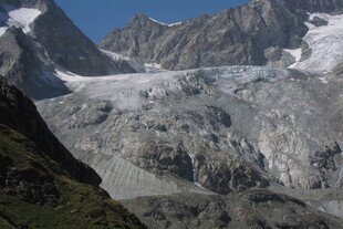 高山冰川壮丽景观