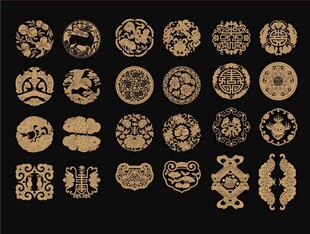 古代金饰纹样合集