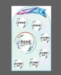 再生秘密护肤宣传海报