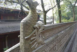 古建石栏杆雕刻