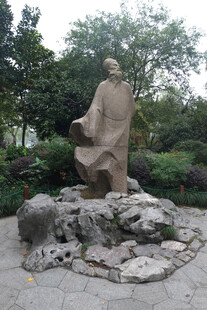 古代文人园林雕像