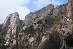 山岳登山徒步风光