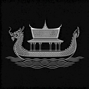 泰式龙舟装饰图案