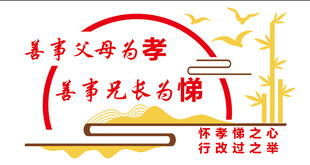 监狱孝悌传统美德文化墙