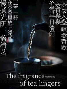 静夜一盏清茶慢煮光阴海报