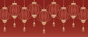 描金灯笼素材