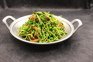 腊味黑豆芽