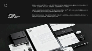 商务品牌文具VI样机