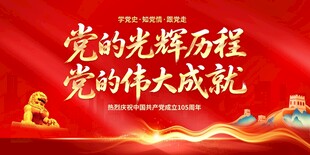 党的光辉历程主题海报