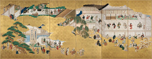 古代市井风俗古画